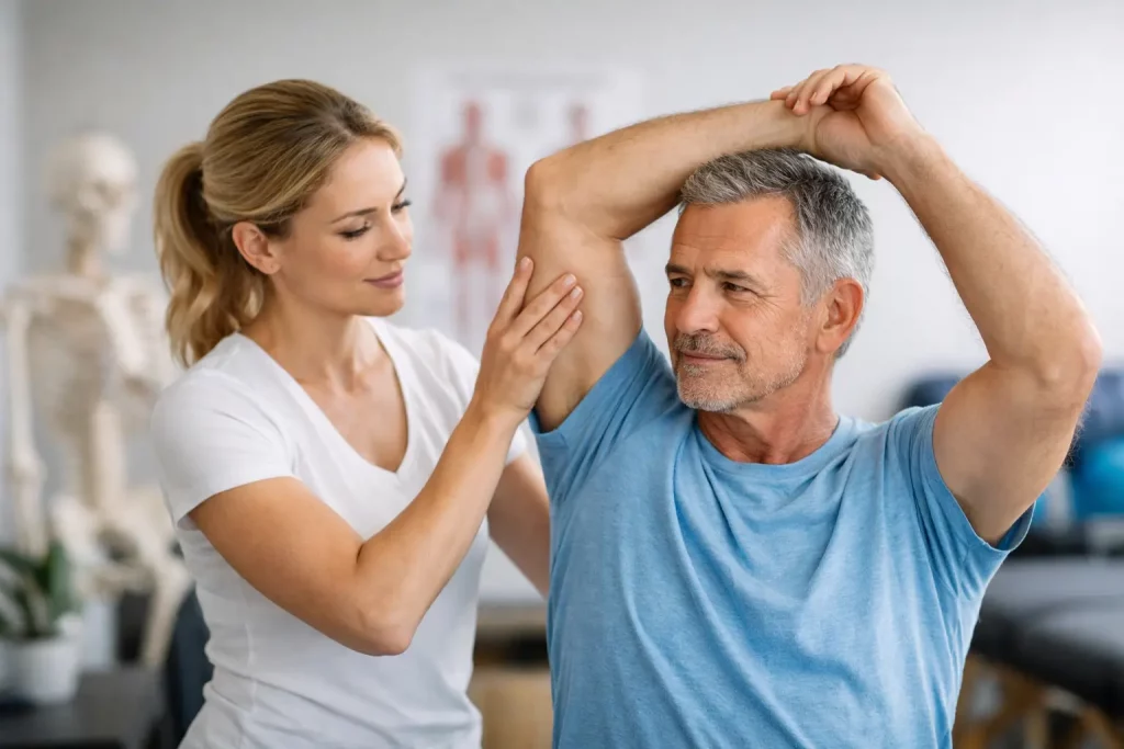 Terapia física para hombro: cuándo ayuda
