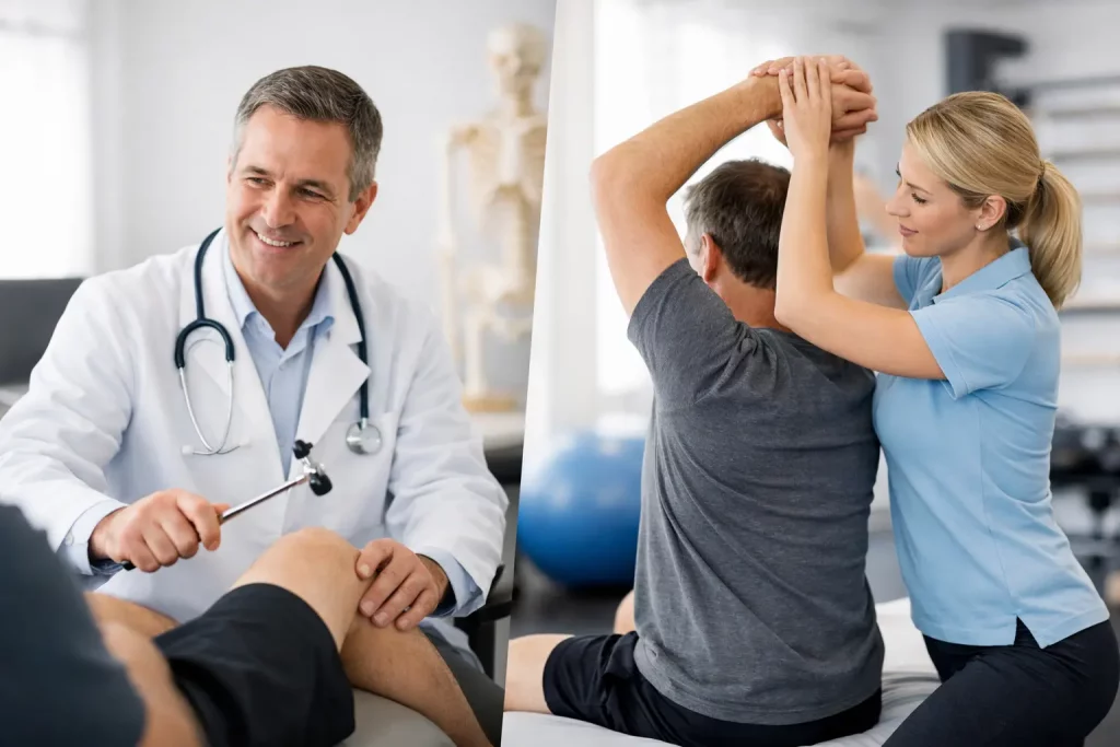 Medicina física vs fisioterapia: ¿qué necesitas?